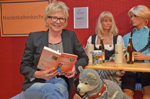 Rita Falk im Bonner Polizeipräsidium